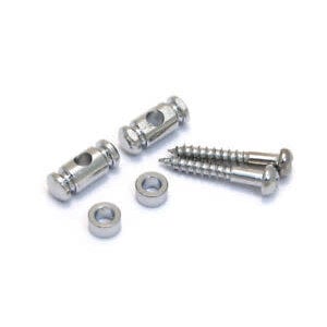 Allparts Allparts -  Barrel String Guides - Chrome (Pack of 2)