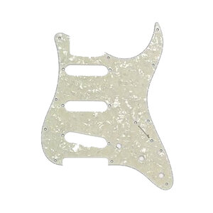 Allparts Allparts -  Stratocaster Pickguard - 4 ply -Mint Pearloid