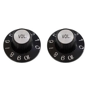 Allparts Allparts - Witch Hat Volume Knobs Black
