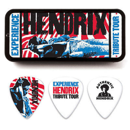 Dunlop Dunlop - Jimi Hendrix Experience Tribute Tour médiators - Pick Tin Dunlop Dunlop - Jimi Hendrix Experience Tribute Tour médiators - Pick Tin