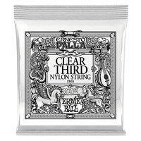 Ernie Ball - Ernesto Palla - Clear Nylon Classical Guitar Single - 3st String .040