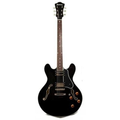 Eastman Strings Eastman - T386 Thinline - w/ Hardshell Case - Black Eastman Strings Eastman - T386 Thinline - w/ Hardshell Case - Black