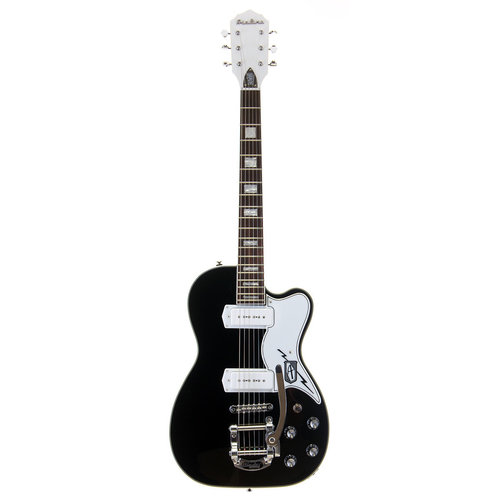 Eastwood Airline - Tuxedo CB - Black - with Bigsby