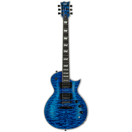 LTD - ESP Guitars LTD - EC-1000 Piezo QM - Electric Guitar - See-Thru Blue LTD - ESP Guitars LTD - EC-1000 Piezo QM - Electric Guitar - See-Thru Blue