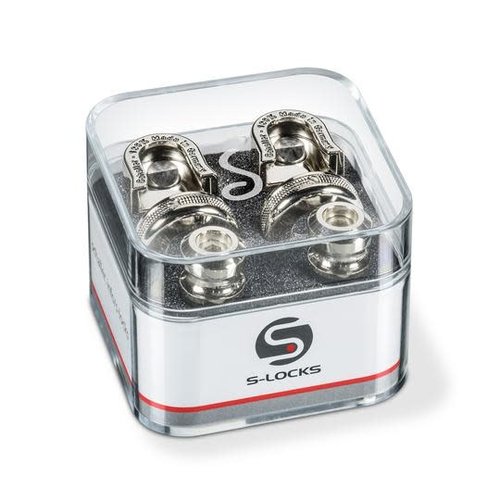 Allparts Schaller - S Lock -Strap Locks - Nickel Allparts Schaller - S Lock -Strap Locks - Nickel