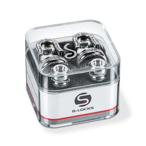 Schaller Schaller - S Lock -Strap Locks - (2) Chrome Schaller Schaller - S Lock -Strap Locks - (2) Chrome