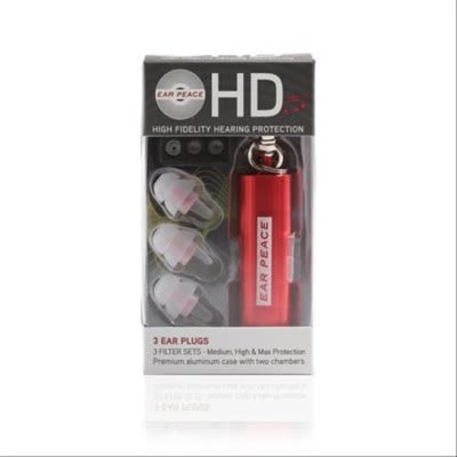 Earpeace Ear Peace - Ear Plugs for Concerts & Music Professionals (Red Case) Earpeace Ear Peace - Ear Plugs for Concerts & Music Professionals (Red Case)