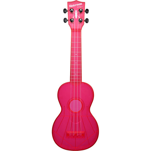 Kala Music Makala - Waterman - Soprano Acoustic Ukulele - Fluorescent - Watermelon Pink Kala Music Makala - Waterman - Soprano Acoustic Ukulele - Fluorescent - Watermelon Pink