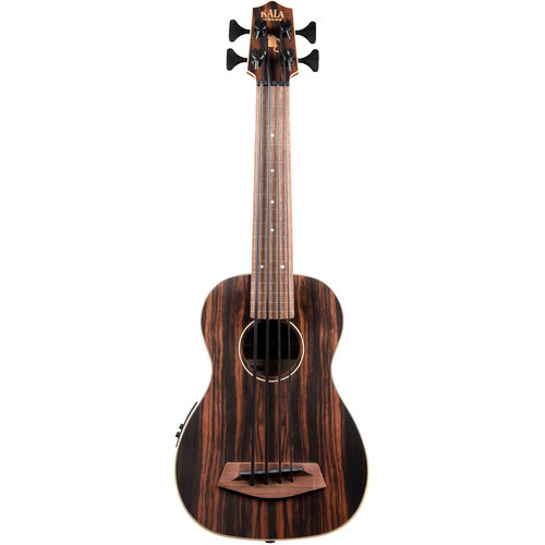 Kala Music Kala - U-Bass - Striped Ebony - Fretless with gig bag Kala Music Kala - U-Bass - Striped Ebony - Fretless with gig bag