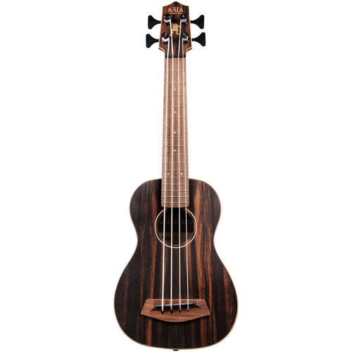 Kala Music Kala - U-Bass - Striped Ebony with Round Wounds - Fretted with gig bag Kala Music Kala - U-Bass - Striped Ebony with Round Wounds - Fretted with gig bag