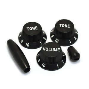 Allparts Allparts - Knob Set for Stratocaster - Black