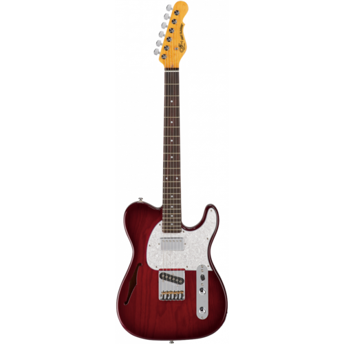 G&L G&L - Tribute - ASAT Bluesboy - Semi - Hollow - White Pearloid PG - RedBurst G&L G&L - Tribute - ASAT Bluesboy - Semi - Hollow - White Pearloid PG - RedBurst