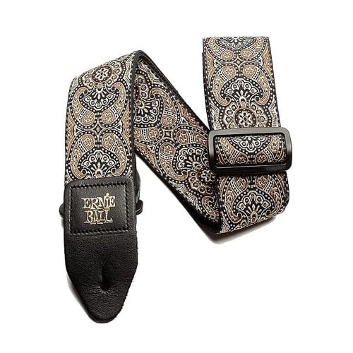 Ernie Ball Ernie Ball - Gold and Black Paisley Jacquard - Strap Ernie Ball Ernie Ball - Gold and Black Paisley Jacquard - Strap