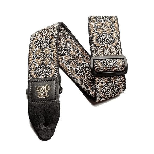 Ernie Ball Ernie Ball - Gold and Black Paisley Jacquard - Strap