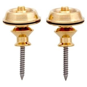 Allparts Allparts - Strap Locks - Dunlop - Gold