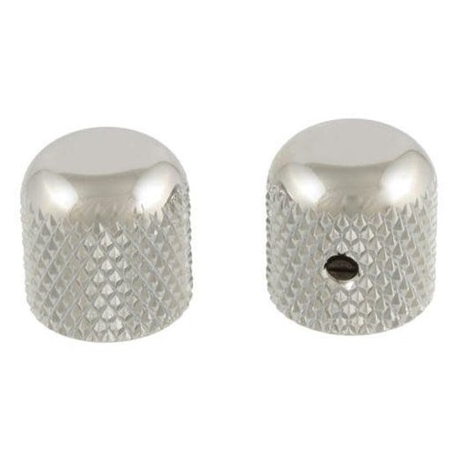 Allparts Allparts - Metal Dome Knobs - Set of 2 - Nickel