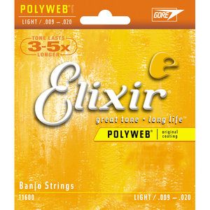 Elixir Elixir - Banjo Strings  Light - 9-20