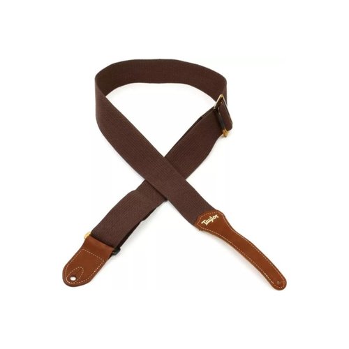 Taylor Guitars Taylor - Cotton 2" - Guitar Strap - Chocolate Brown