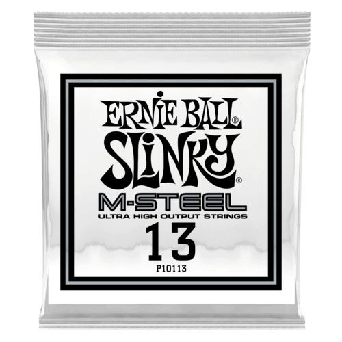 Ernie Ball Ernie Ball - M-Steel Plain Electric Guitars - Single String - .13 Ernie Ball Ernie Ball - M-Steel Plain Electric Guitars - Single String - .13