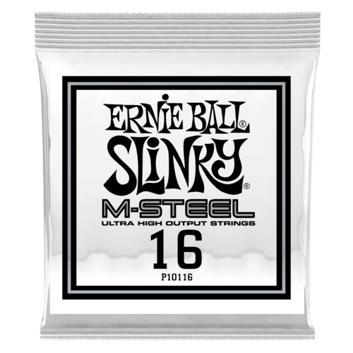 Ernie Ball Ernie Ball - M-Steel Plain Electric Guitars - Single String - .16