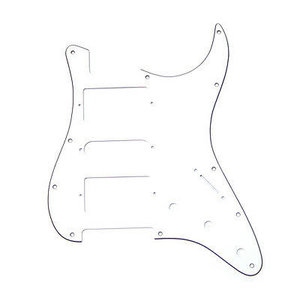 Allparts Allparts -  Pickguard for Stratocaster - HSH - White