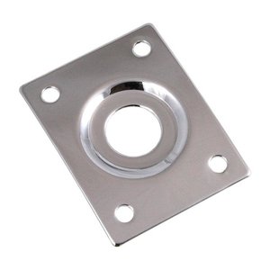Allparts Allparts - Jackplate - Rectangular - Nickel