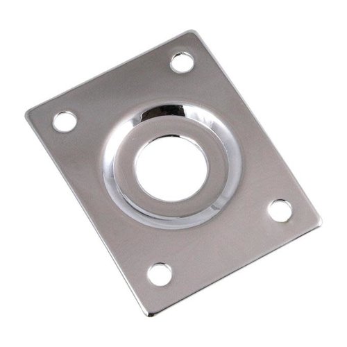 Allparts Allparts - Jackplate - Rectangular - Nickel Allparts Allparts - Jackplate - Rectangular - Nickel