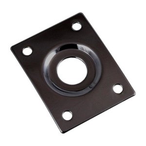 Allparts Allparts - Jackplate - Rectangular - Black