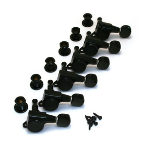 Allparts Allparts - Tuning Keys - Gotoh Mini 6-in-line - Black