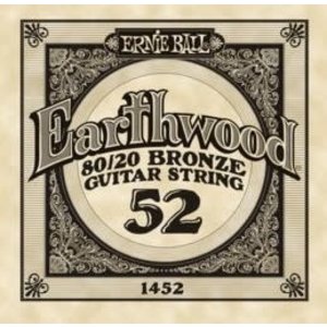 Ernie Ball Ernie Ball -  Earthwood 80/20 Bronze -  Single String - .52