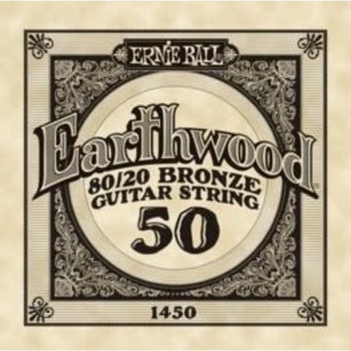 Ernie Ball Ernie Ball -  Earthwood 80/20 Bronze -  Single String - .50