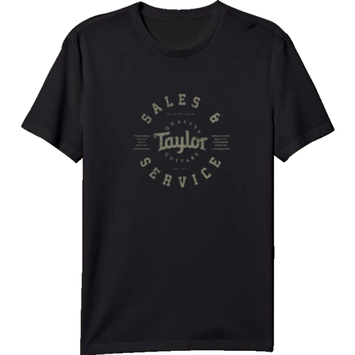 Taylor Guitars Taylor - T shirt - Men's Shop T - Black -