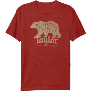 Taylor Guitars Taylor - T-Shirt - California Bear Heather - Red