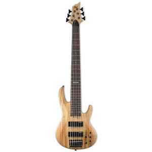 LTD - ESP Guitars LTD - B-206SM - Spalted Maple - 6 String Bass - Natural See Thru