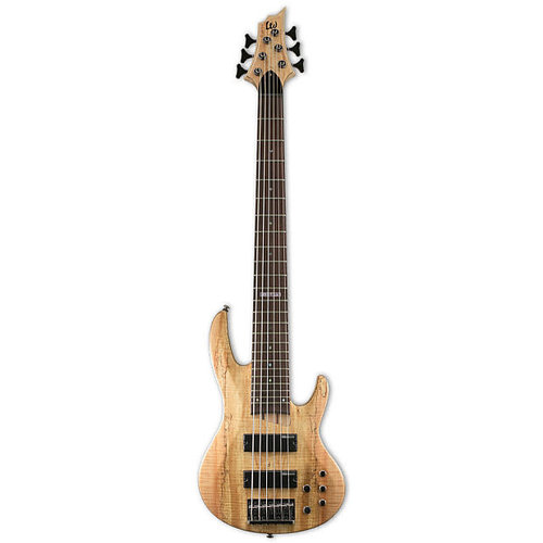 LTD - ESP Guitars LTD - B-206SM - Spalted Maple - 6 String Bass - Natural See Thru