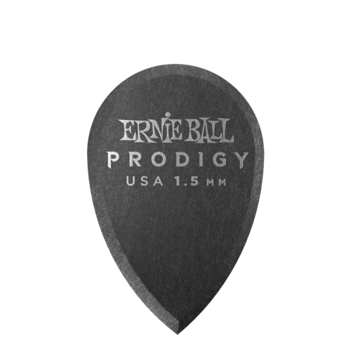 Ernie Ball Ernie Ball - 6 Pack Prodigy Picks - Black Teardrop - 1.5mm Ernie Ball Ernie Ball - 6 Pack Prodigy Picks - Black Teardrop - 1.5mm