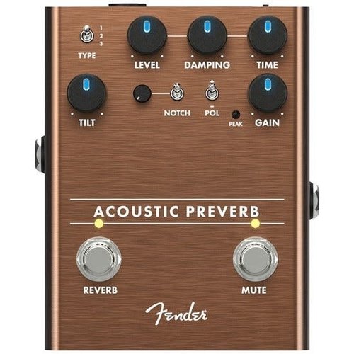 Allparts Fender - Acoustic Preverb Acoustic - Preamp/Reverb Pedal Allparts Fender - Acoustic Preverb Acoustic - Preamp/Reverb Pedal