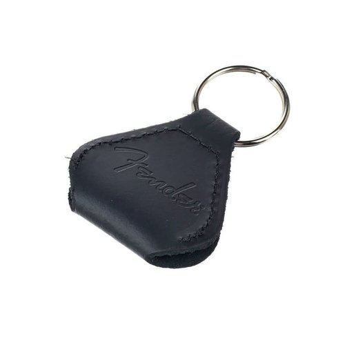 Fender Fender - Leather Pick Holder Keychain - Black Fender Fender - Leather Pick Holder Keychain - Black
