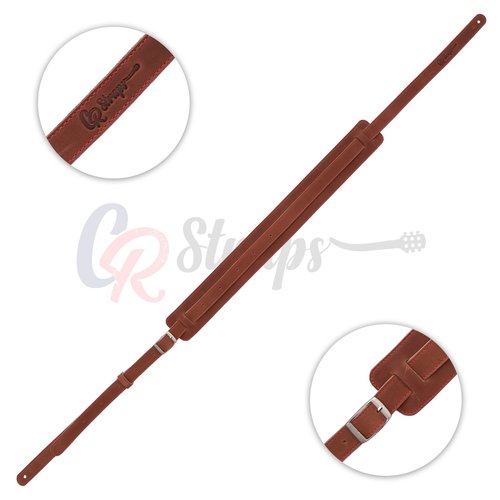 CR Straps CR Straps - M2LBRD - Model 2 Strap - Made in Costa Rica - Light Brown / Red CR Straps CR Straps - M2LBRD - Model 2 Strap - Made in Costa Rica - Light Brown / Red