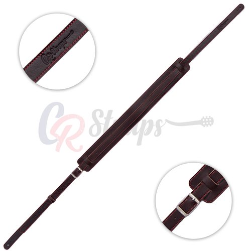 CR Straps CR Straps - M2DBRD - Model 2 Strap - Made in Costa Rica - Dark Brown / Red CR Straps CR Straps - M2DBRD - Model 2 Strap - Made in Costa Rica - Dark Brown / Red
