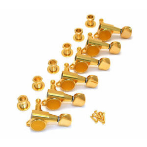 Allparts Allparts - Tuning Keys - Gotoh Mini 6-in-line - Gold