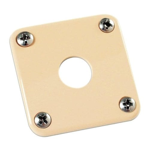 Allparts Allparts - Jackplate for Les Paul - Cream