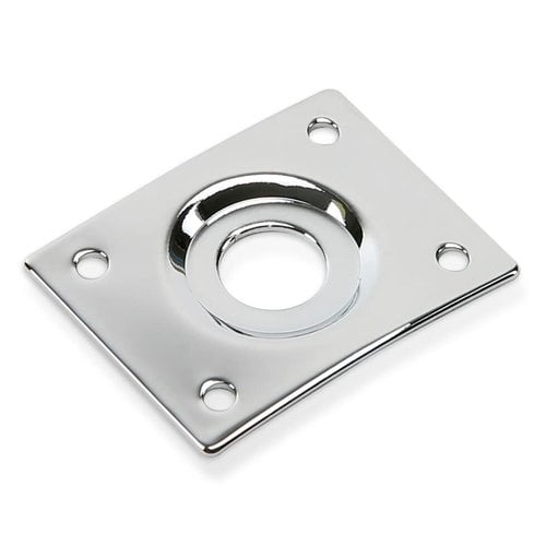 Allparts Allparts - Jackplate - Rectangular - Chrome Plated