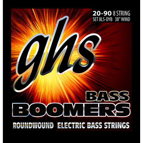 GHS GHS - Bass Boomers - 8 String Bass - 38" Wind - 20-90