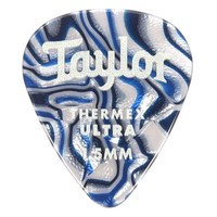 Taylor - Premium 351 - Thermex Ultra Guitar Picks - 1.50mm - 6 PACK - Blue Swirl