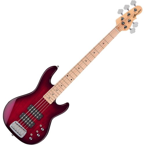 G&L G&L - Tribute - L2500 - 5 String - Maple Neck - Redburst G&L G&L - Tribute - L2500 - 5 String - Maple Neck - Redburst
