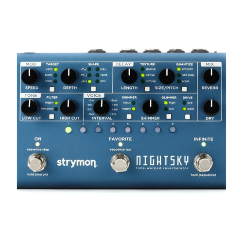 Strymon Strymon -  NightSky - Time-Warped Reverberator - Reverb Pedal
