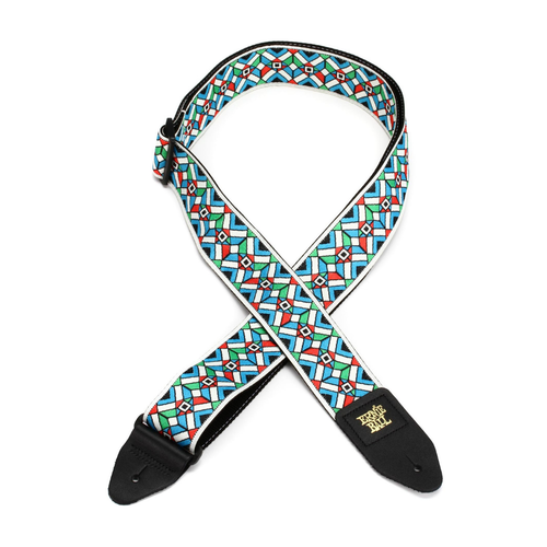 Ernie Ball Ernie Ball - Kaleidoscope Blue Jacquard - Guitar Strap Ernie Ball Ernie Ball - Kaleidoscope Blue Jacquard - Guitar Strap