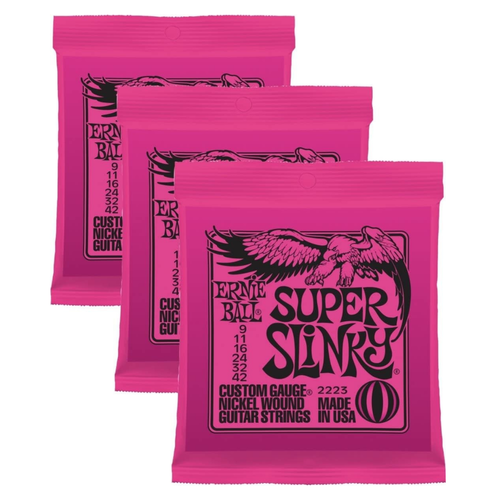 Ernie Ball Ernie Ball -  Super Slinky - 9-42 - 3 Pack