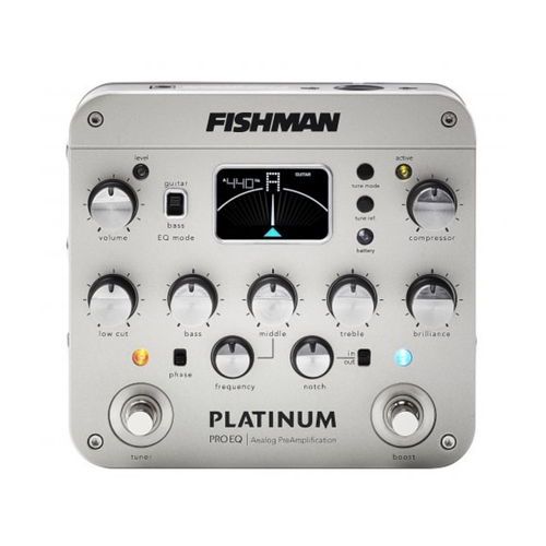 Fishman Transducers Fishman - Platinum Pro EQ - Preamp EQ Pedal Fishman Transducers Fishman - Platinum Pro EQ - Preamp EQ Pedal